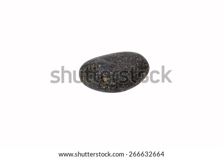 Rock isolated on white background. Accessories for the banner