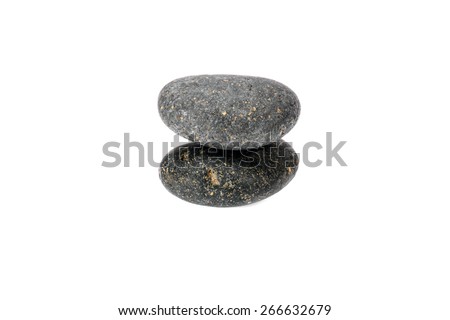 Rocks isolated on white background. Accessories for the banner