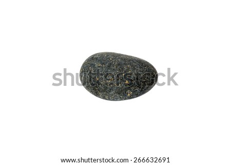 Rock isolated on white background. Accessories for the banner