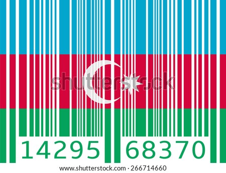 bar code flag azerbaijan