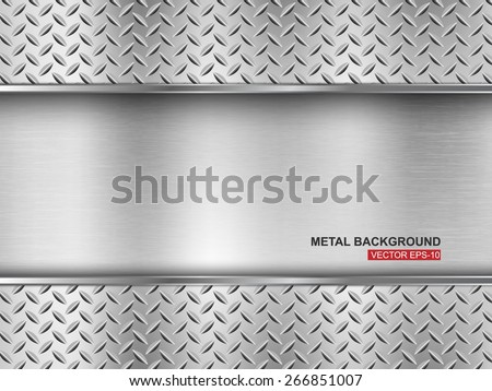 Metal background.Vector illustration