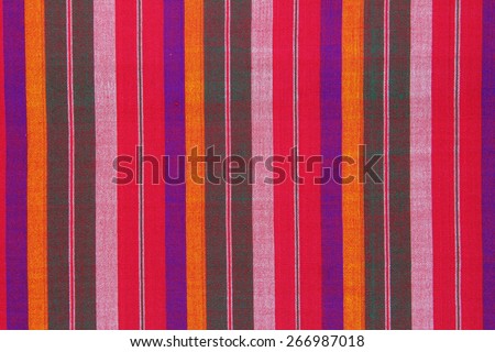 Colorful Cotton fabric for background or texture