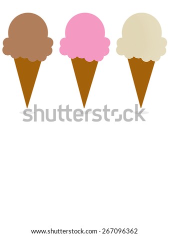 Ice Cream Cones - Text Space