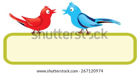 Birds with sign 