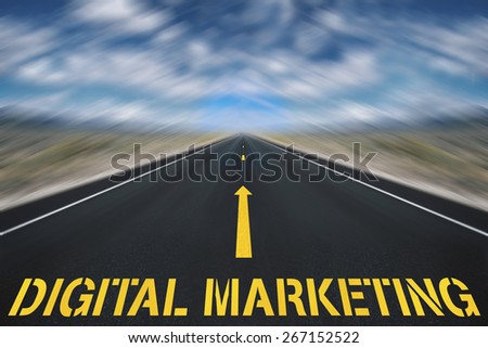 digital marketing road