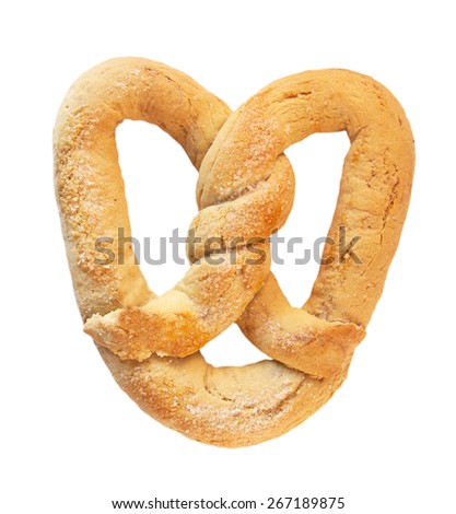 Wheat flour pretzel