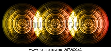 abstract digital sound wave pattern background. orange Light Abstract Technology background for computer graphic website internet and business. circuit. vector