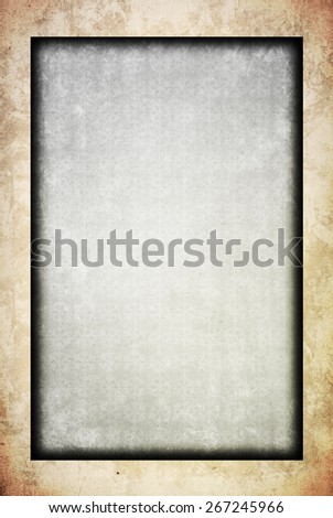 highly Detailed grunge background frame with space 