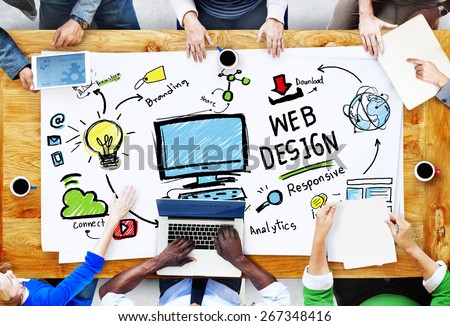 Content Creativity Digital Graphic Layout Webdesign Webpage Concept