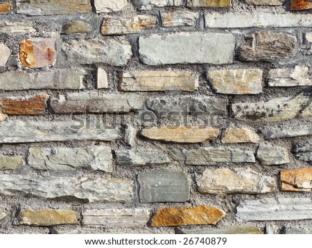 fine close up image of stone wall texture