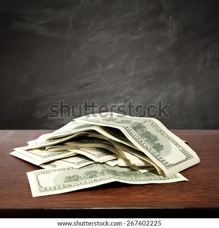 dollars and blackboard 