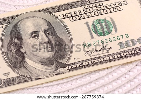 american money dollars close up