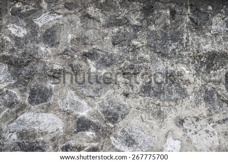stone wall in background