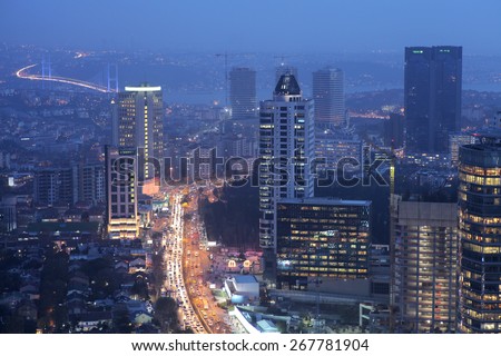 Istanbul city view Royalty-Free Stock Photo #267781904