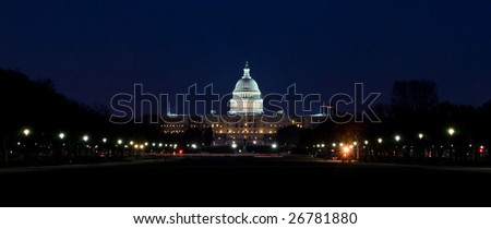 United States Capitol Building - Night