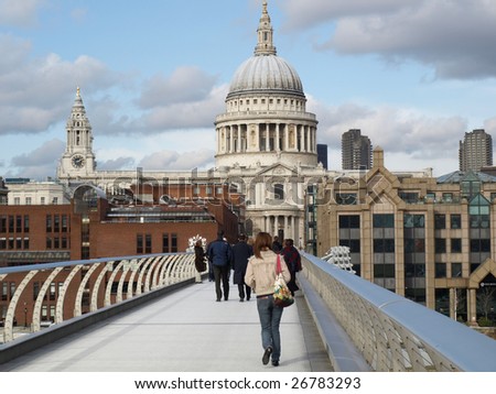 Saint Paul's Cathedral in the City of London, UK