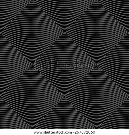 Design seamless monochrome grid pattern. Abstract textured diamond background. Vector art. EPS10