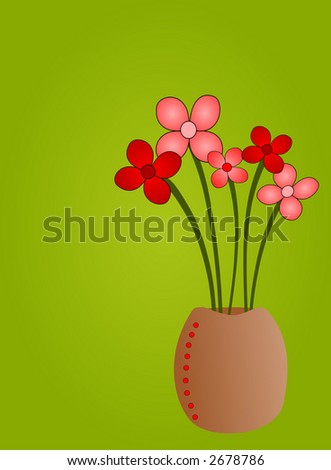 bouquet of flowers (vector)