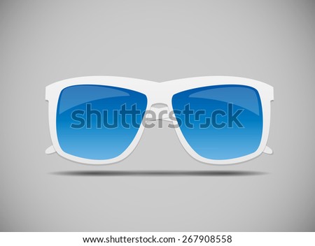 Sunglasses Icon Vector Illustration EPS10