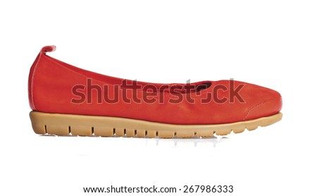 woman shoe isolated on white background