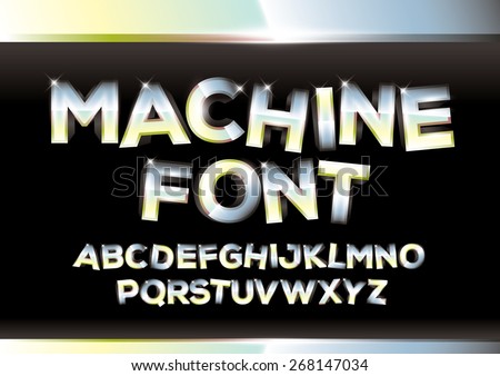 Vector of metallic alphabets