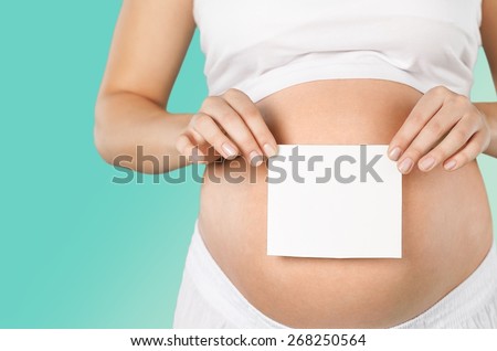 Pregnant, woman, ultrasound.