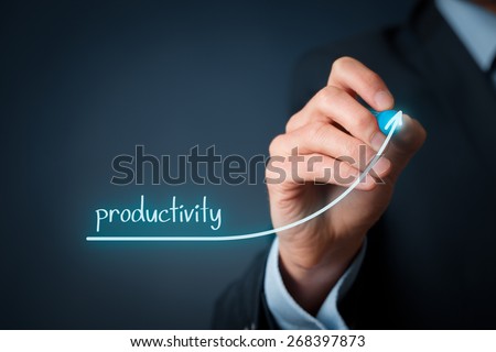 Manager (businessman, coach, leadership) plan to increase company productivity.
 Royalty-Free Stock Photo #268397873