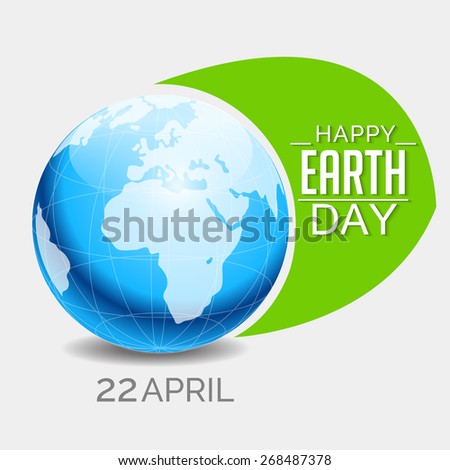 Vector illustration for Happy Earth Day.