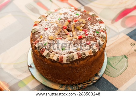 Eastern traditional russian cake