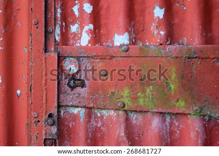 Coloured Metal gate