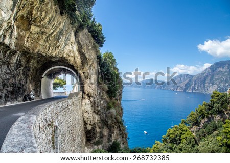 Amalfi Coast, Italy Royalty-Free Stock Photo #268732385