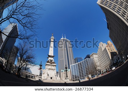 downtown Indianapolis