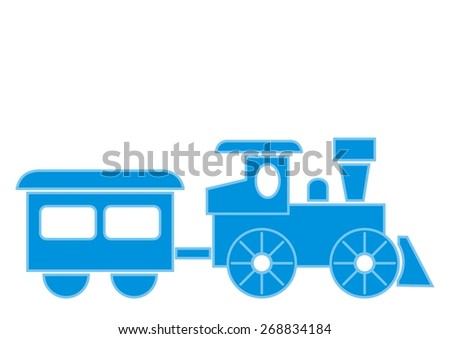train set, vector icon