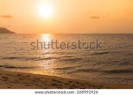 Sea sunset  