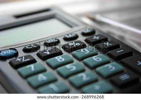 calculator Royalty-Free Stock Photo #268996268