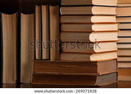 A lot of different old books
