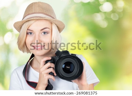 Photographer, girl, woman.