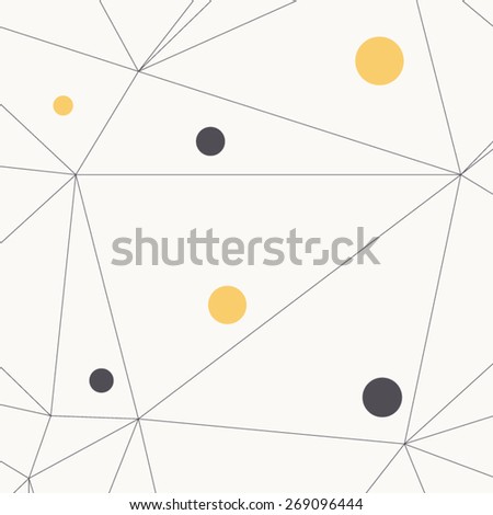 Abstract pattern background. Modern design, triangles, rhombus, circles