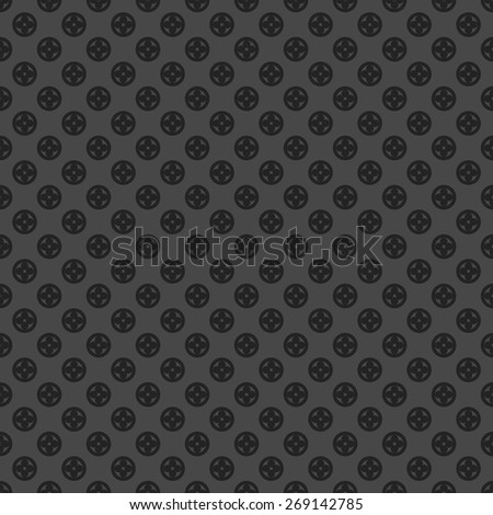 Abstract Dotted Seamless Floral Background