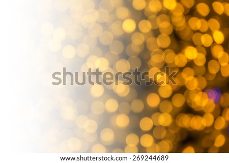 Abstract circular bokeh background of LED bulblight 