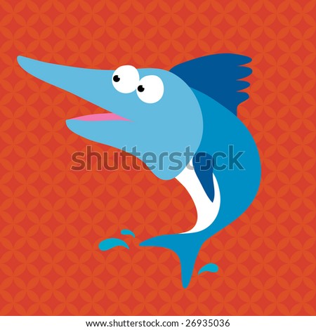 Blue Marlin Vector