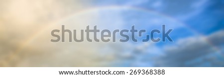 Rainbow blur for background