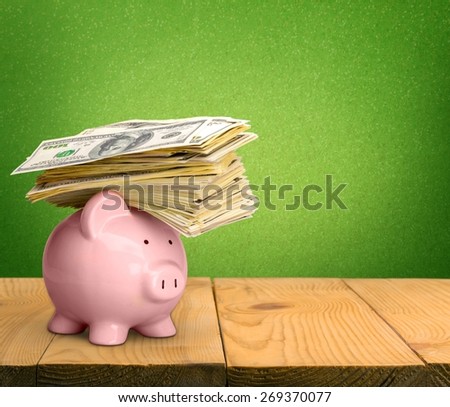 Piggy Bank, Currency, Savings. Royalty-Free Stock Photo #269370077