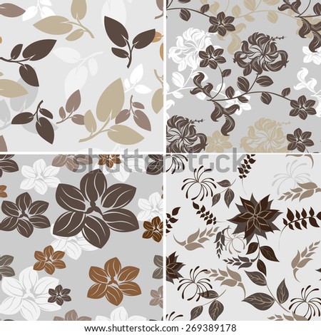 seamples vector pattern flowers floral texture