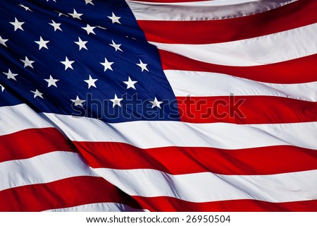 an American flag background waving in the wind