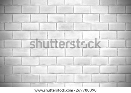 White Old Brick wall,background