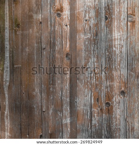 Planks of rustic wood with light brown tones.
