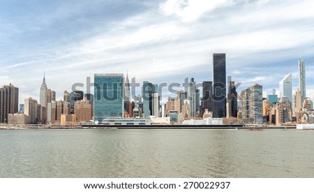 New York City Manhattan buildings skyline