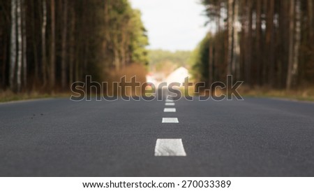 road to the unknown destination Royalty-Free Stock Photo #270033389