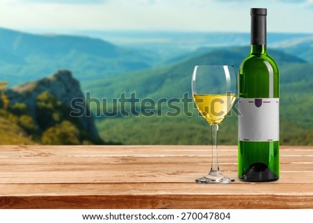 Wine, Bottle, White Wine.